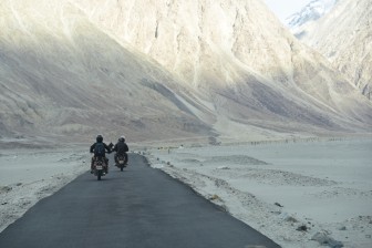 royal ladakh on bike